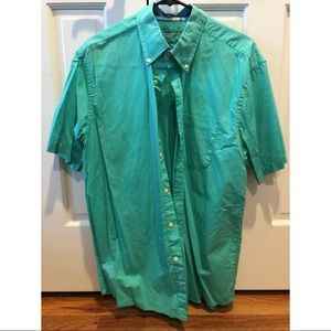 Men’s Short Sleeve Dress Shirt L